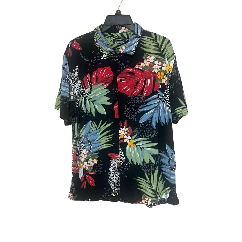 Elwood floral Jaguar Hawaiian print shirt